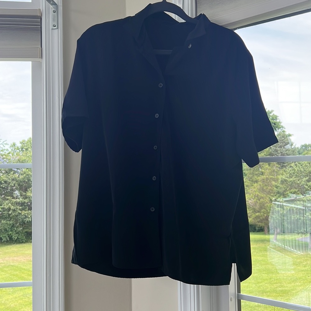 Black Button Up - Picture 2 of 3